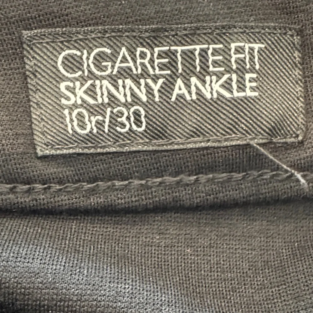 Nine West Black Cigarette Fit Skinny Ankle Jeggings Size 10